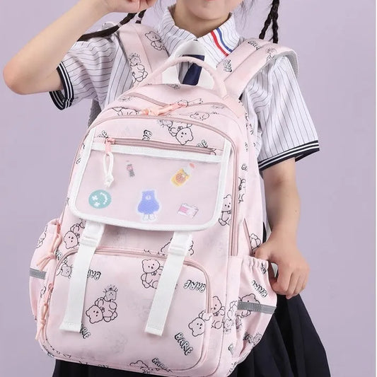 Primary School Cute Super Cute Printed Schoolbag - Enfance-Heureuse