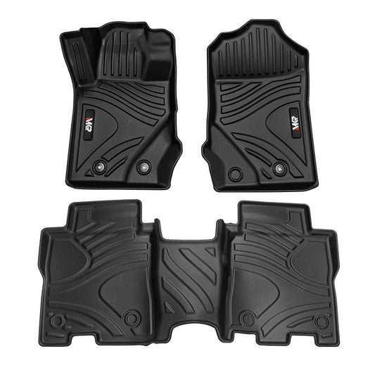 Car Floor Mats For 2021-2023 Ford Bronco 4 Doors 3D TPE All-Weather Floor Mats, Full Set Interior Car Accessories- Not Fit 2 Doors Version - Enfance-Heureuse
