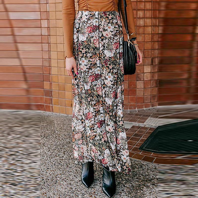 Women's Multi-color Floral Print Sheath Dress