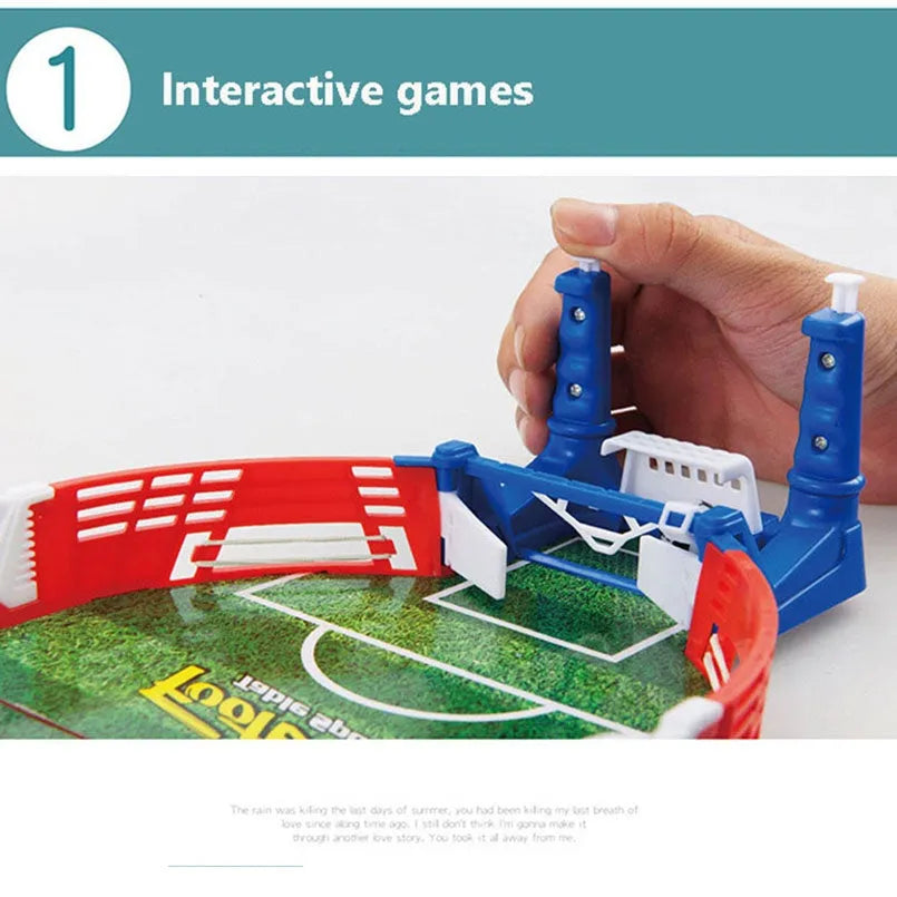 Mini juego de mesa de fútbol, mesa de fútbol, juguetes para niños, deportes educativos al aire libre, juegos de mesa portátiles, juguetes de pelota
