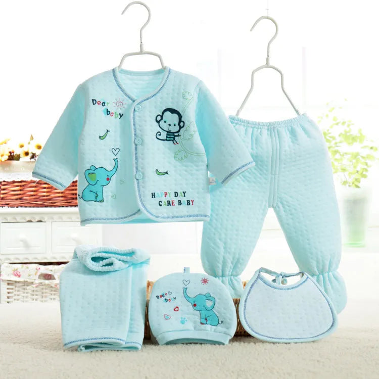 Sous-vêtements bébé cinq pièces vêtements chauds