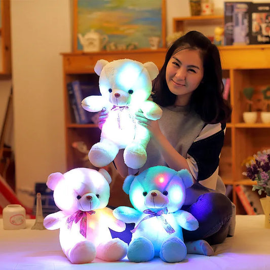 Lumineux ours en peluche pour enfants - Enfance-Heureuse