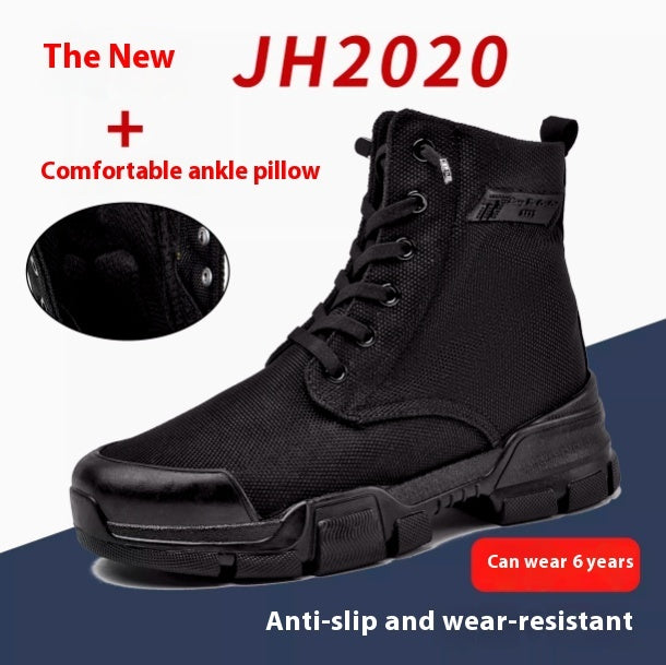 Waterproof Nano Three-proof Martin Boots Fashion Lace-up
