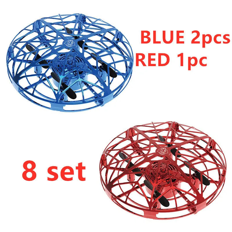 Vol Hélicoptère Mini Drone UFO RC Drone Infraed Induction Aéronefs