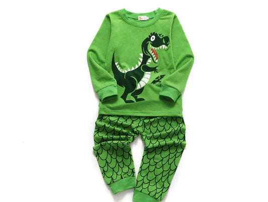 Boys and girls white gray motorcycle, cotton long sleeve round neck suit - Enfance-Heureuse