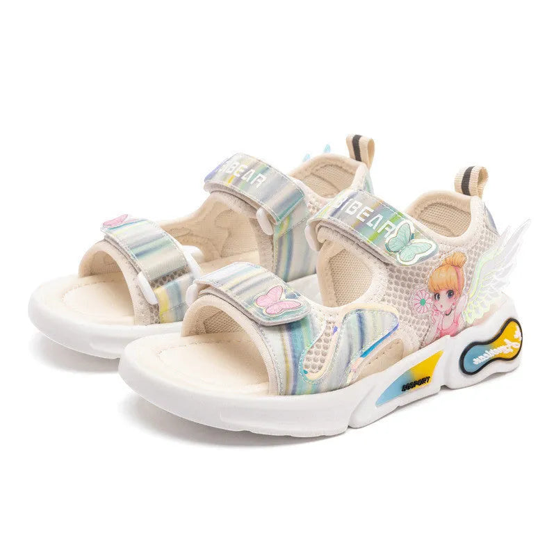 Harpy Bear Kids \ 'chaussures soleil princesse chaussures filles \ 'sandales mignon dessin animé respirant pantoufles