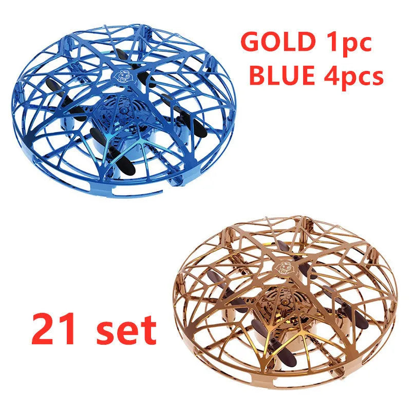 Vol Hélicoptère Mini Drone UFO RC Drone Infraed Induction Aéronefs