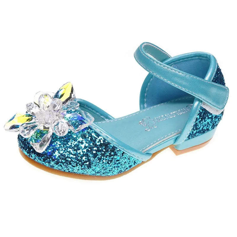 Filles cristal chaussures strass chaussures simples
