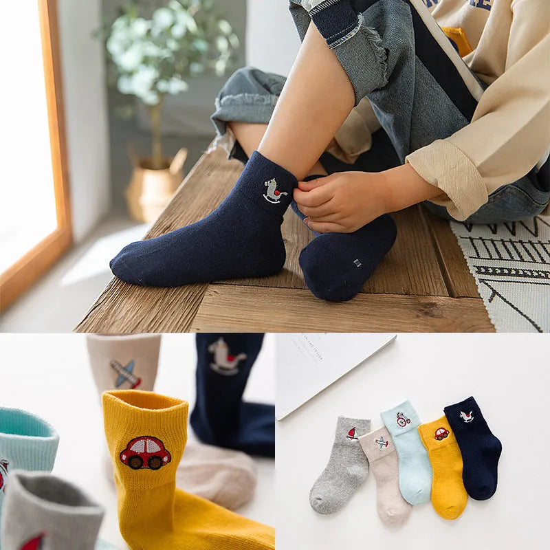 New products children's socks combed cotton bow