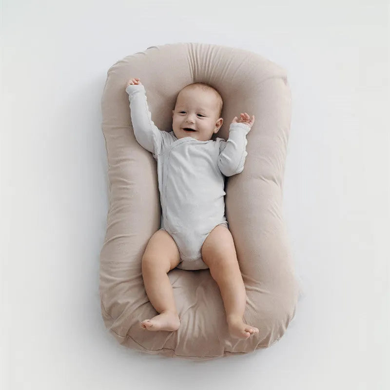 Bébé Nid Lit de bébé Nouveau-Né Bébé Nid Lit Lits D'enfant Infantile Portable Coton Lit Voyage Berceau Coussin