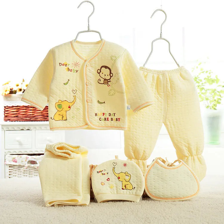 Sous-vêtements bébé cinq pièces vêtements chauds