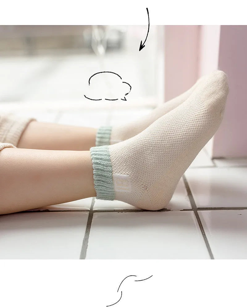 Garçons Bateau Chaussettes Printemps Été Automne Garçons Mince Net Chaussettes Blanc Bébé Coton Chaussettes