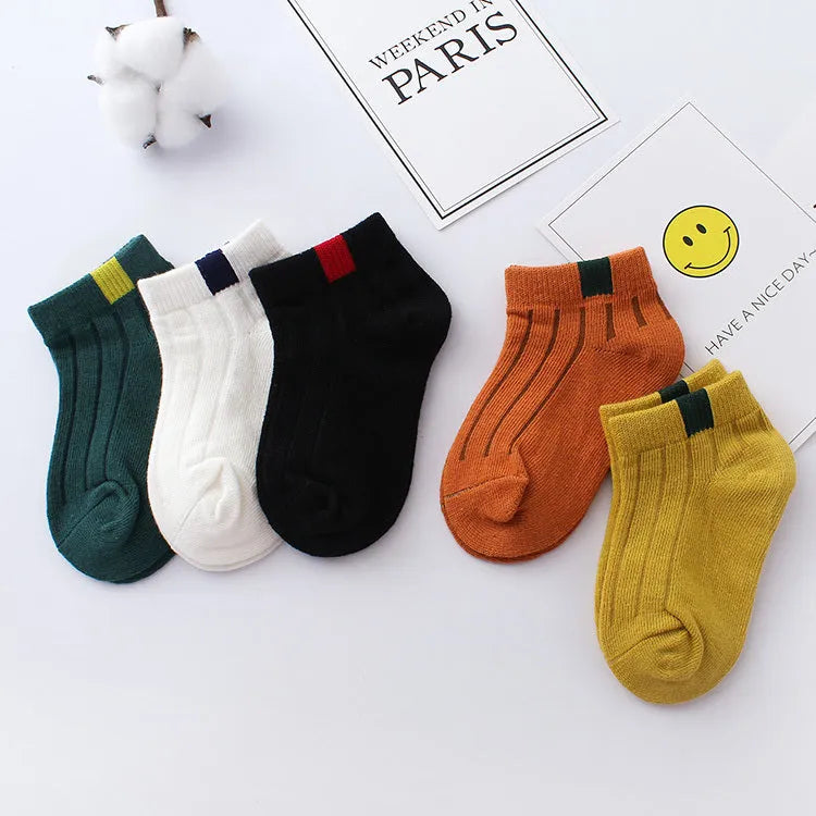 Garçons Bateau Chaussettes Printemps Été Automne Garçons Mince Net Chaussettes Blanc Bébé Coton Chaussettes