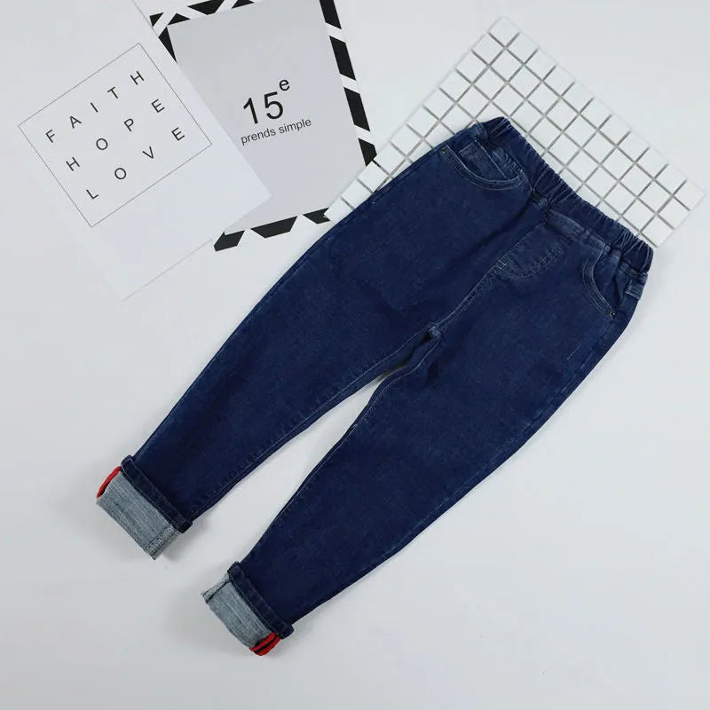 Stretch Petits Pieds Pantalon Bébé Recroquevillé Casual Pantalon