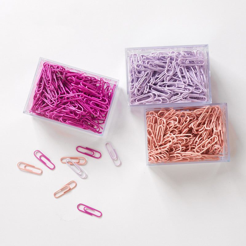 Fournitures de bureau Trombones de couleur