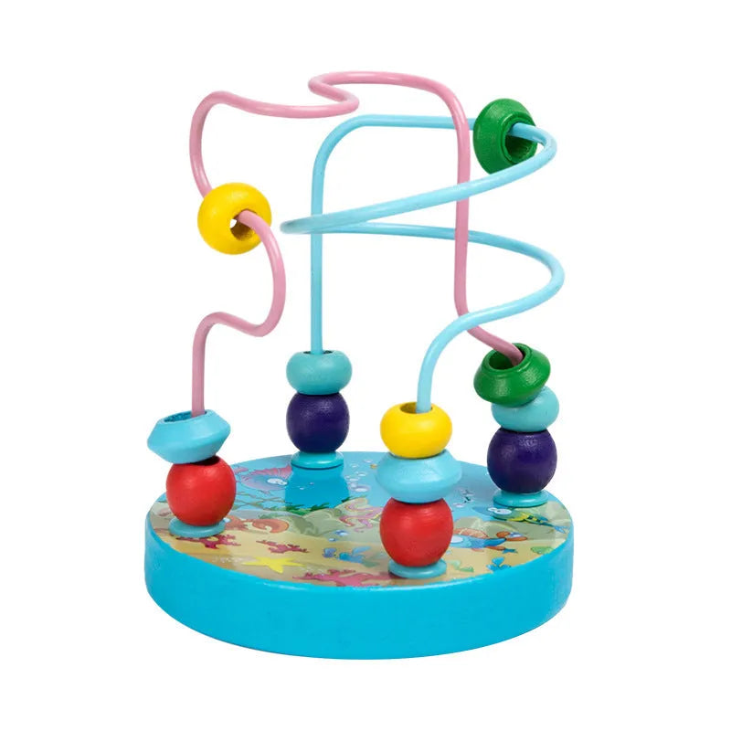 Jouets en bois Hochets Jouet Éducatif Arc-En-Blocs Montessori Bébé Coloré Enfants Musique