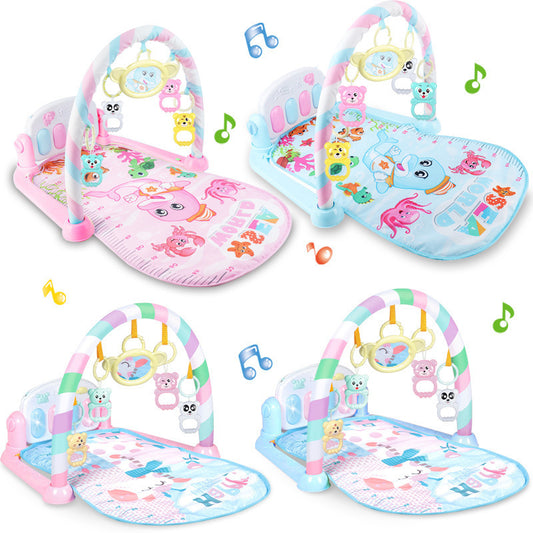 Explosive Baby Pedal Piano Toy Baby Music Fitness Frame - Enfance-Heureuse