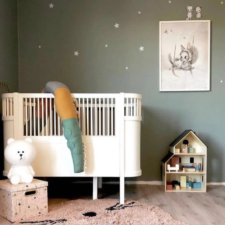 Literie de bébé de Bande Dessinée Bébé Tour de Lit Oreiller Infantile Berceau Enfants Lit Clôture Bébé Décoration Chambre Accessoires