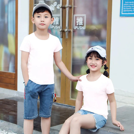 Cartoon Modal Kids Print Short Sleeve - Enfance-Heureuse