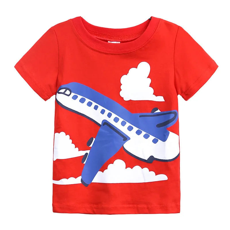 T-shirt à manches courtes tricoté en coton pour homme et femme
