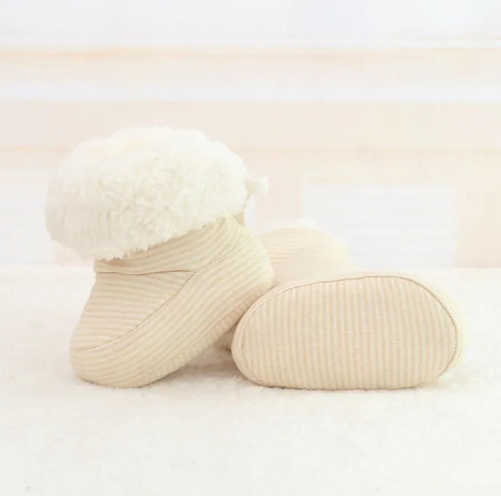 Nouveau style Bébé Chaussures Infantile Doux Semelle Chaussures pour Nouveau-nés Bébé D'hiver Garder Au Chaud Imprimer Premiers Marcheurs Chaussures pour bébés enfants