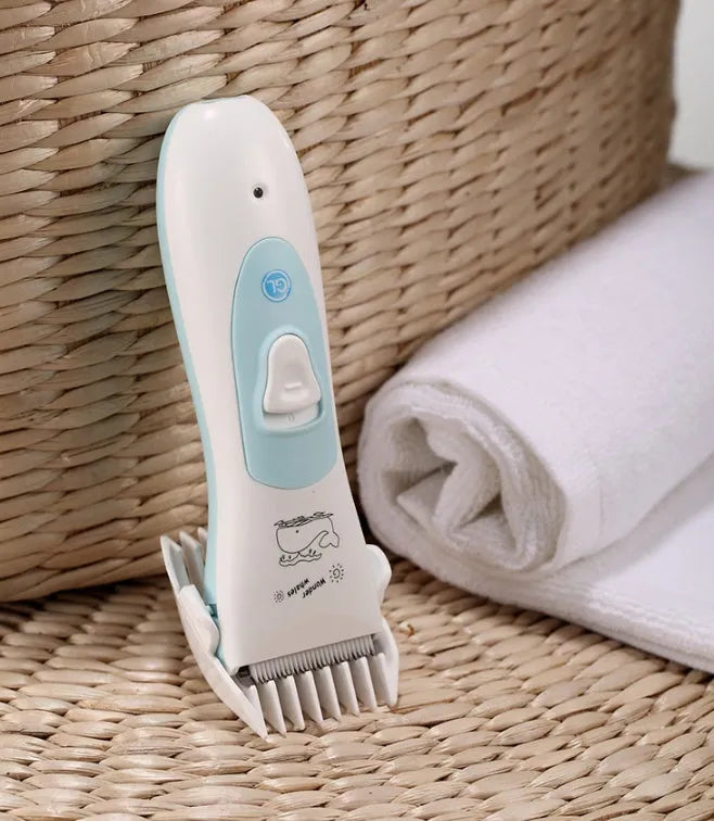 Cortadora de pelo eléctrica para bebé, cortadora de pelo impermeable recargable por USB