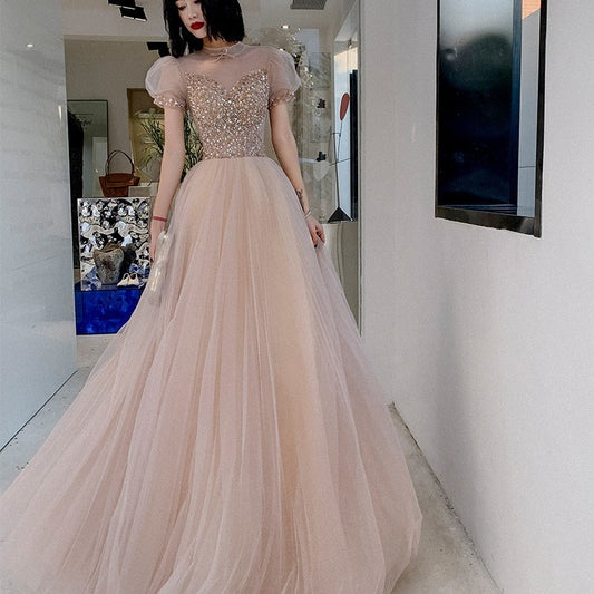 Wedding Dress For Banquet Annual Meeting Performance - Enfance-Heureuse