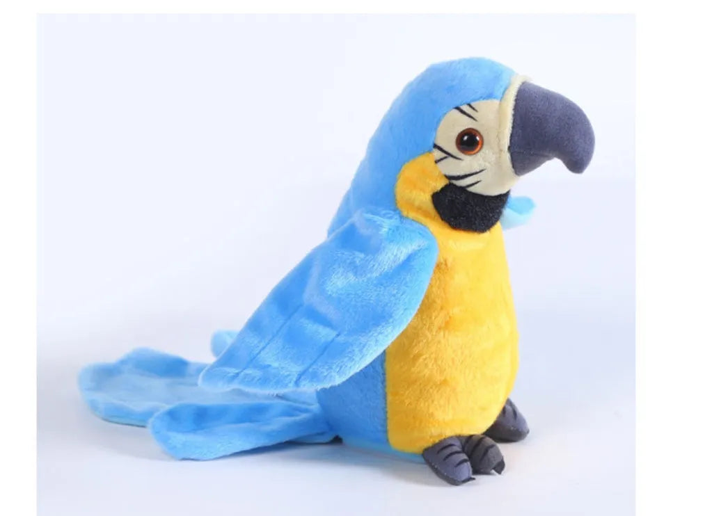 Électrique Parler Perroquet En Peluche Jouet Mignon Parlant Fiche Répète