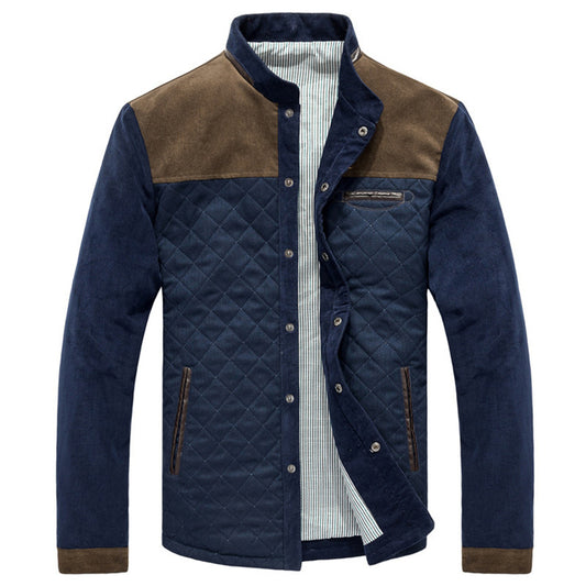 Spring Autumn New Men's Casual Jackets Solid Men Patchwork Slim Fit Coats Male Tracksuit Mens Sportswear Men - Enfance-Heureuse
