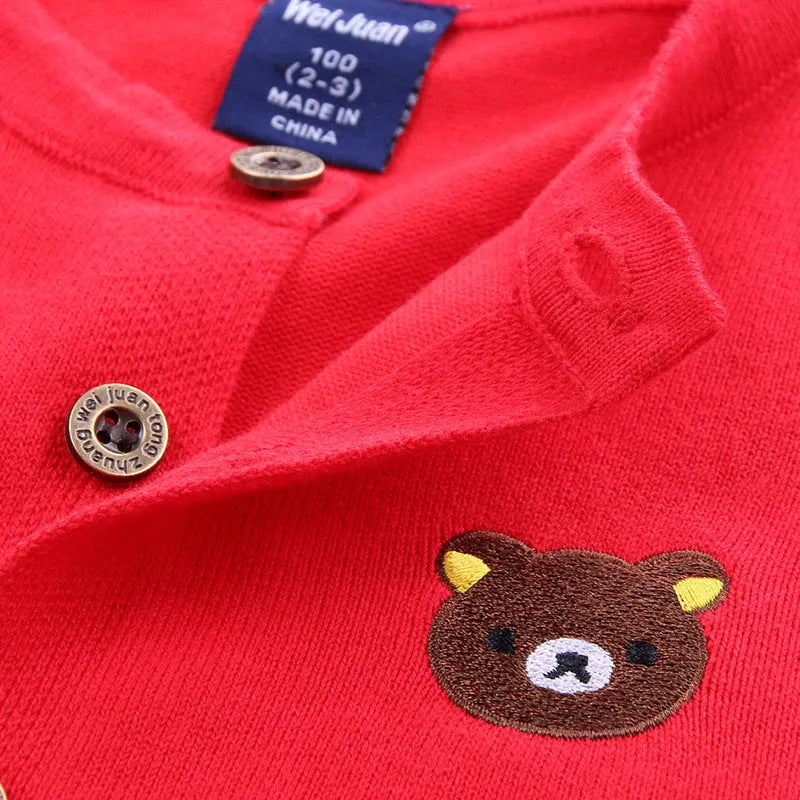Classique Explosion Garçons Tricot Cardigan Mince Enfants Veste