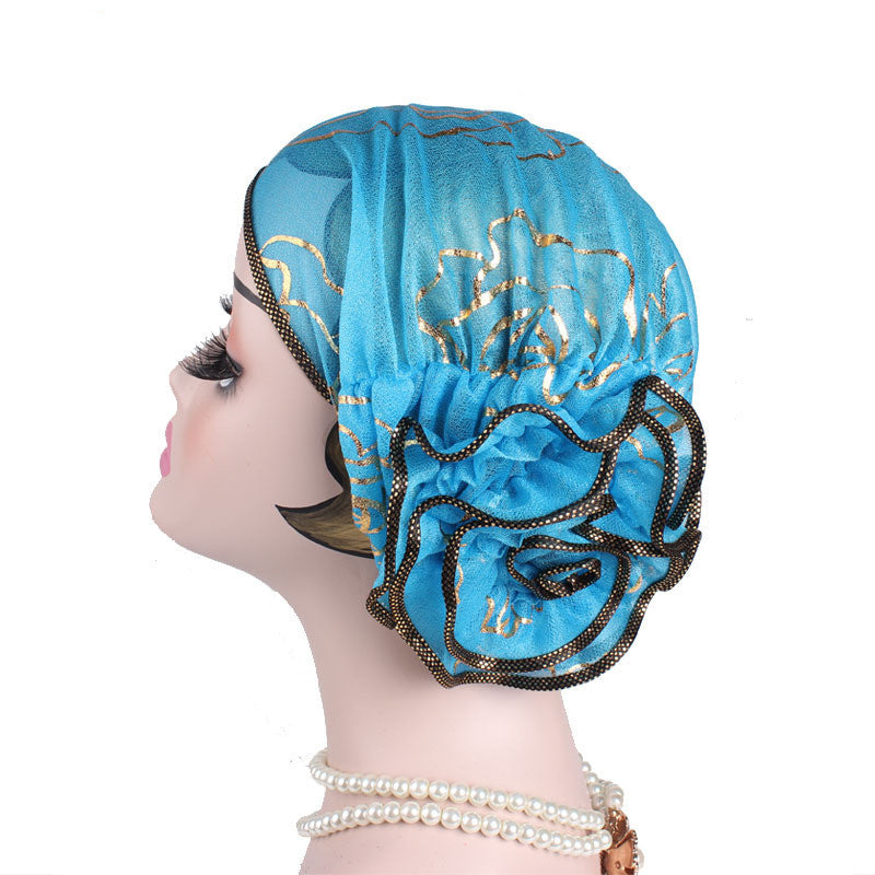 Black Gold Rose Sleeve Cap