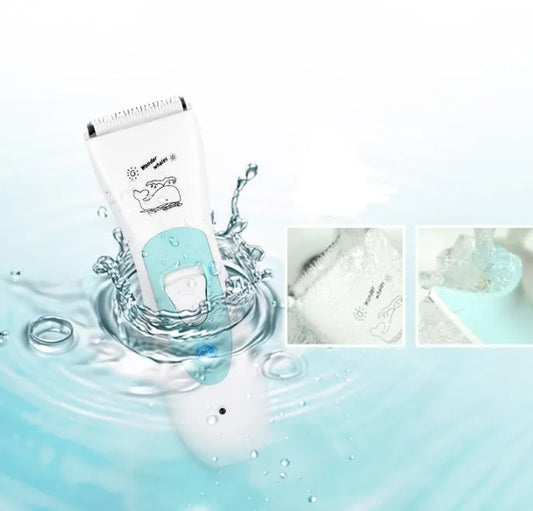 Bébé Électrique Tondeuse À Cheveux USB Rechargeable Étanche Cheveux Tondeuse - Enfance-Heureuse