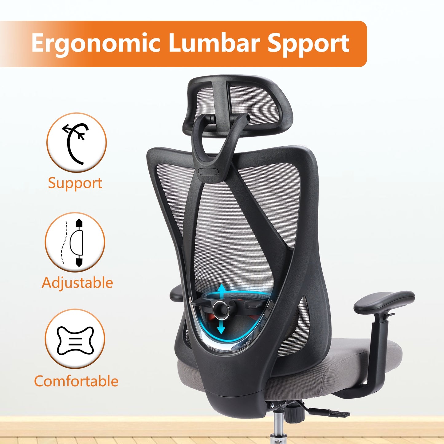 Chaise de bureau ergonomique