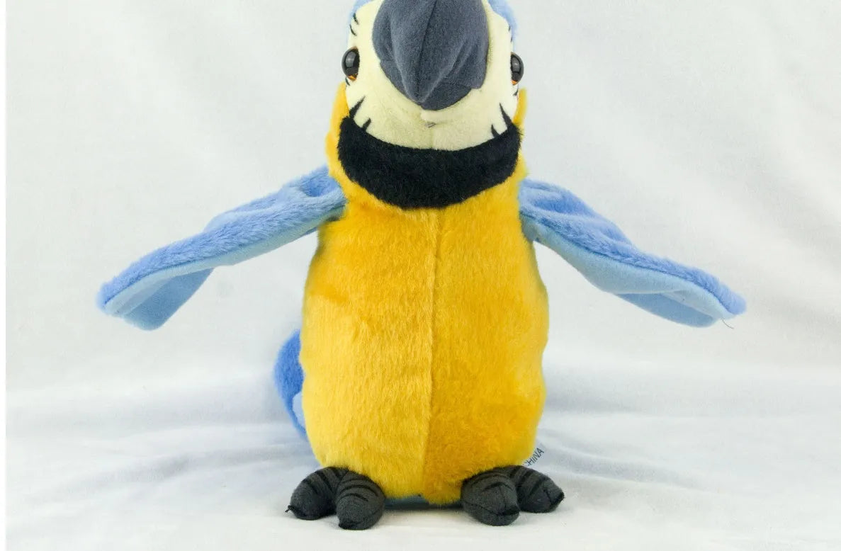 Électrique Parler Perroquet En Peluche Jouet Mignon Parlant Fiche Répète