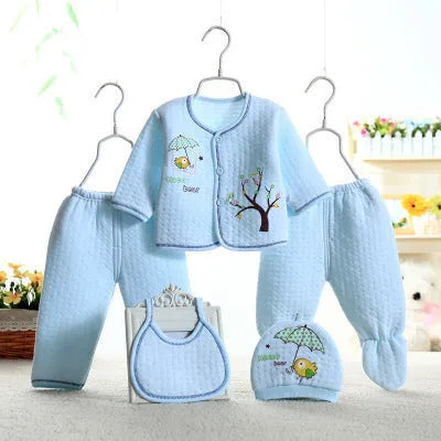 Sous-vêtements bébé cinq pièces vêtements chauds