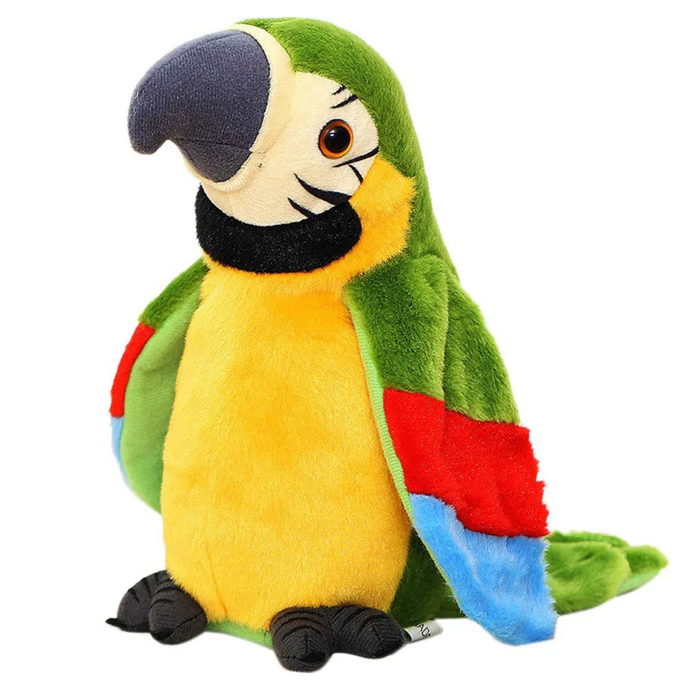Électrique Parler Perroquet En Peluche Jouet Mignon Parlant Fiche Répète