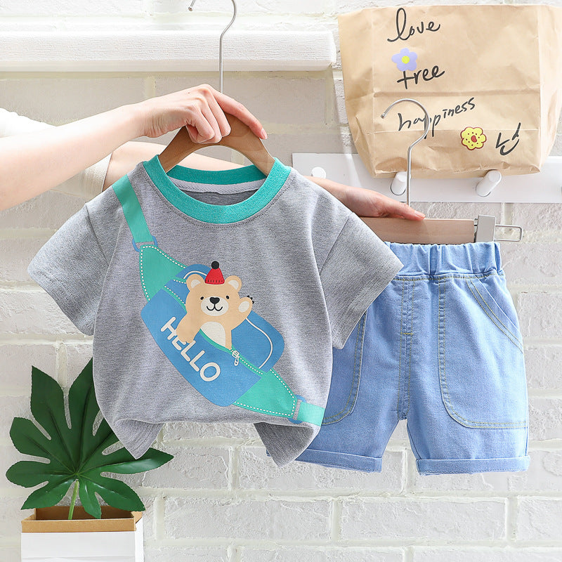 Western Style Children's Korean Style Summer Clothes