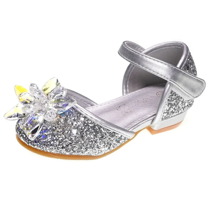 Filles cristal chaussures strass chaussures simples