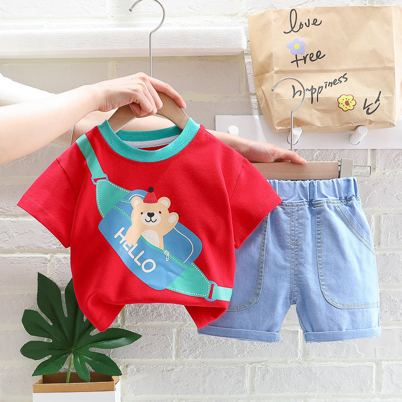 Western Style Children's Korean Style Summer Clothes