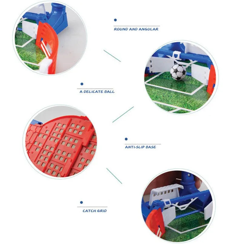 Mini juego de mesa de fútbol, mesa de fútbol, juguetes para niños, deportes educativos al aire libre, juegos de mesa portátiles, juguetes de pelota