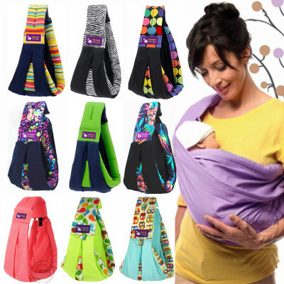 Cotton breathable sling baby carrier baby bag back pocket - Enfance-Heureuse