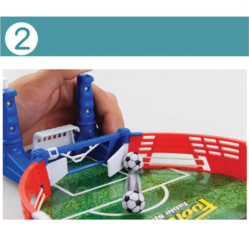Mini juego de mesa de fútbol, mesa de fútbol, juguetes para niños, deportes educativos al aire libre, juegos de mesa portátiles, juguetes de pelota