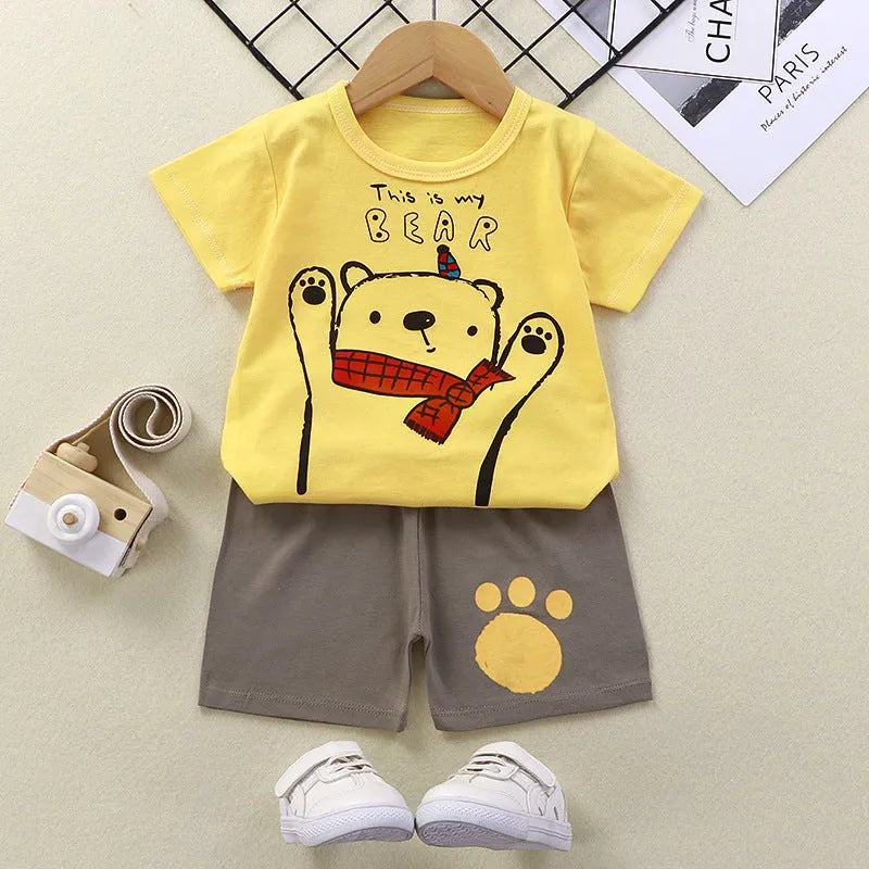 Cotton T-shirt Women Treasure Summer Shorts Baby Clothes Manufacturer