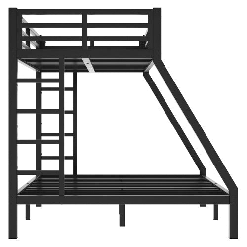 Metal Twin XL Over Queen Bunk Bed For Teens And Adults,Space-Saving Noise Reduced No Box Spring Needed