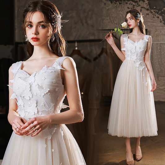 Wedding Banquet Host Evening Dress - Enfance-Heureuse