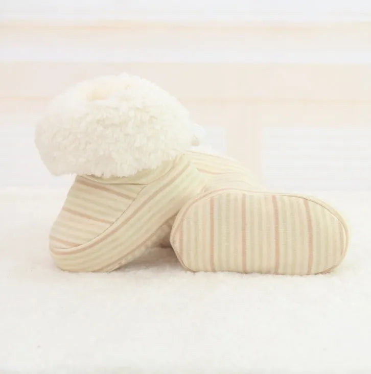 Nouveau style Bébé Chaussures Infantile Doux Semelle Chaussures pour Nouveau-nés Bébé D'hiver Garder Au Chaud Imprimer Premiers Marcheurs Chaussures pour bébés enfants