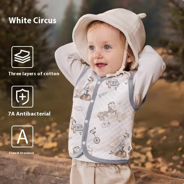 Made Of Pure Cotton For Warmth Vest