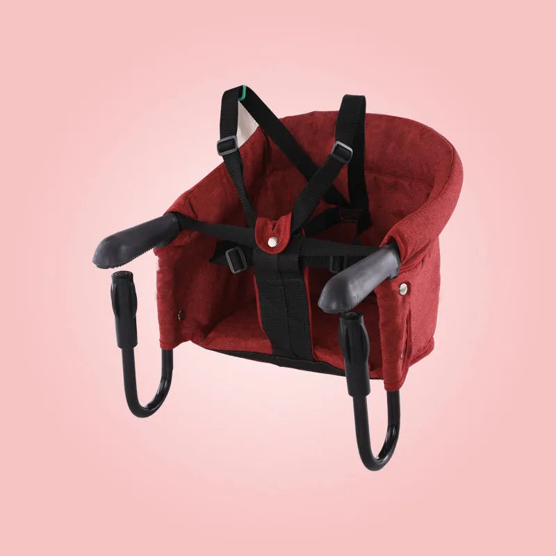 Chaise haute portable pour bébé, pour salle à manger | housse à manger | ceinture de sécurité | accessoire de soin pour bébé