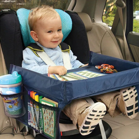 Table de plateau de table de jouet imperméable pour enfants montée sur véhicule - Enfance-Heureuse