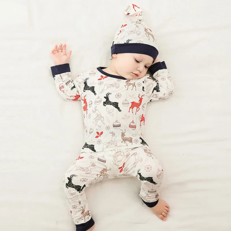 Pyjama bébé en fibre de bambou pour enfants